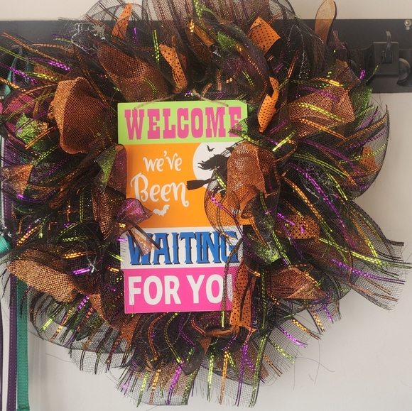 Halloween wreath - Picture 3 of 4